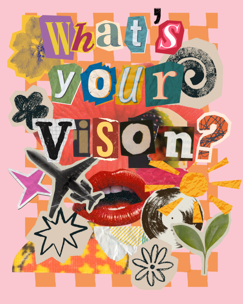 Spring Vision Board Example Spring Vision Board Collage_4/15/26 • P. Poppins Art