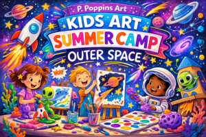 Kids Art Summer Camp Week 3 - OUTER SPACE Aug 3 - Aug 7