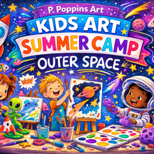 Kids Art Summer Camp Week 3 - OUTER SPACE Aug 3 - Aug 7