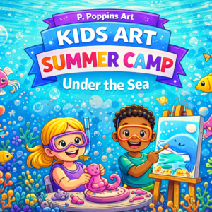 Kids Art Summer Camp Week 1 - UNDER THE SEA July 13 - July 17